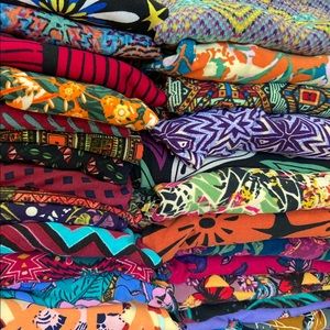 3 Pair LuLaRoe Mystery OS Leggings Bundle